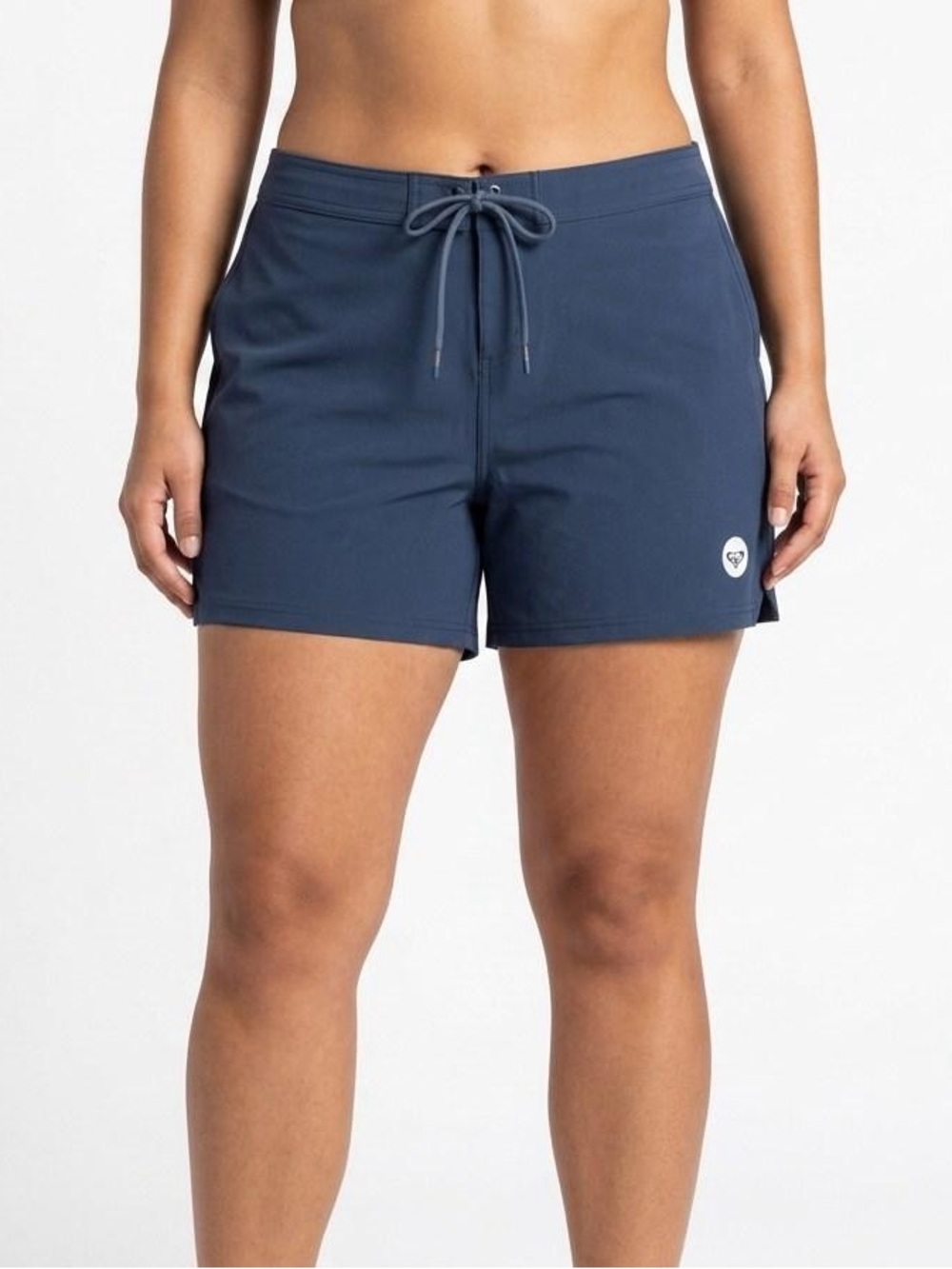 Roxy Navy Drawstring Performance Shorts